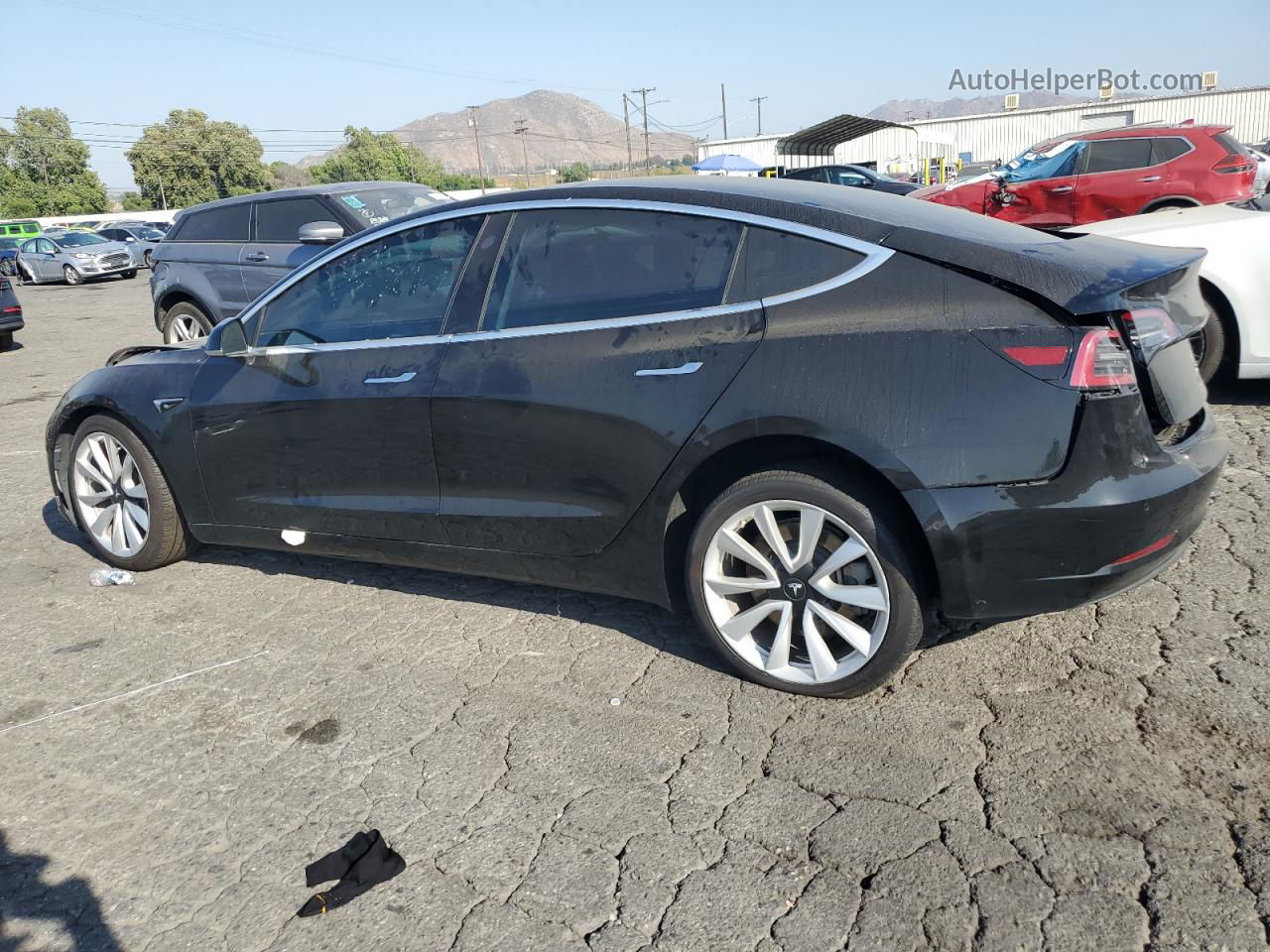 2018 Tesla Model 3  Black vin: 5YJ3E1EA1JF122679