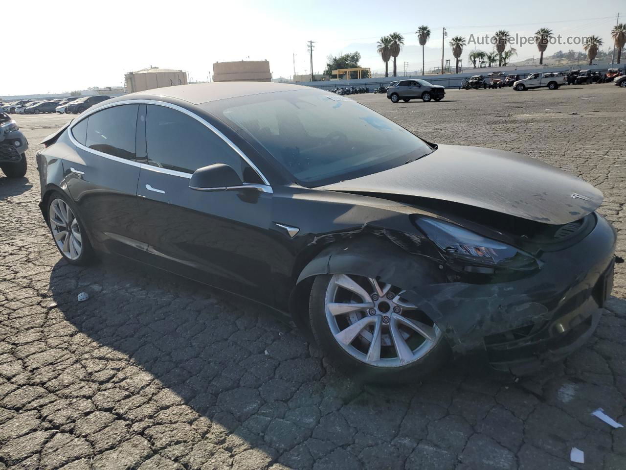 2018 Tesla Model 3  Black vin: 5YJ3E1EA1JF122679