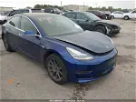 2018 Tesla Model 3 Long Range/mid Range Blue vin: 5YJ3E1EA1JF154435