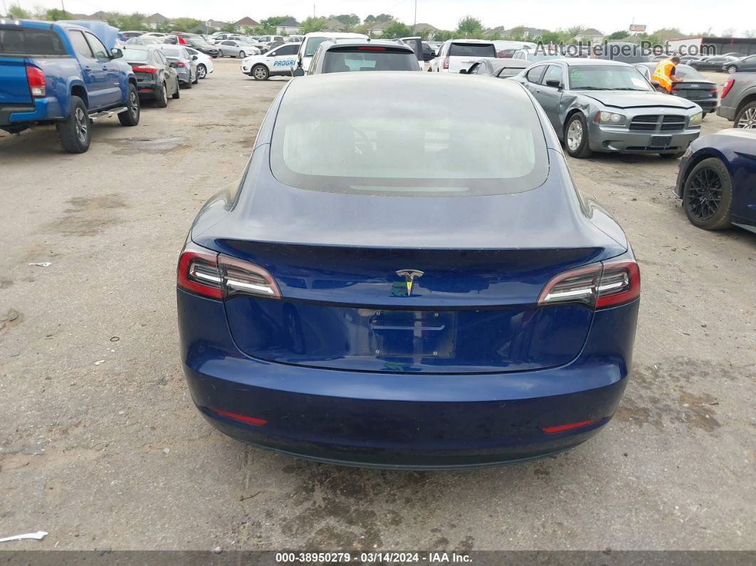 2018 Tesla Model 3 Long Range/mid Range Синий vin: 5YJ3E1EA1JF154435