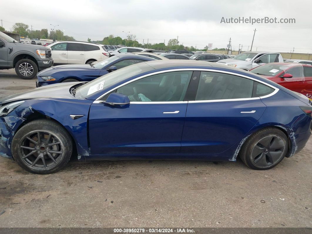 2018 Tesla Model 3 Long Range/mid Range Синий vin: 5YJ3E1EA1JF154435