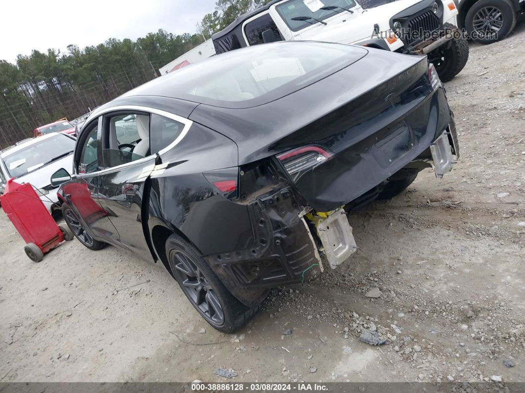 2018 Tesla Model 3 Long Range/mid Range Black vin: 5YJ3E1EA1JF155178