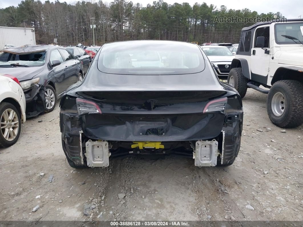 2018 Tesla Model 3 Long Range/mid Range Black vin: 5YJ3E1EA1JF155178