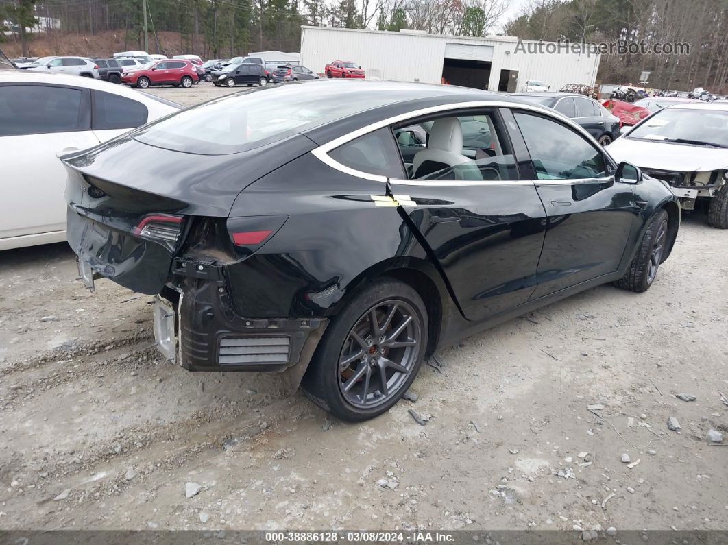 2018 Tesla Model 3 Long Range/mid Range Black vin: 5YJ3E1EA1JF155178