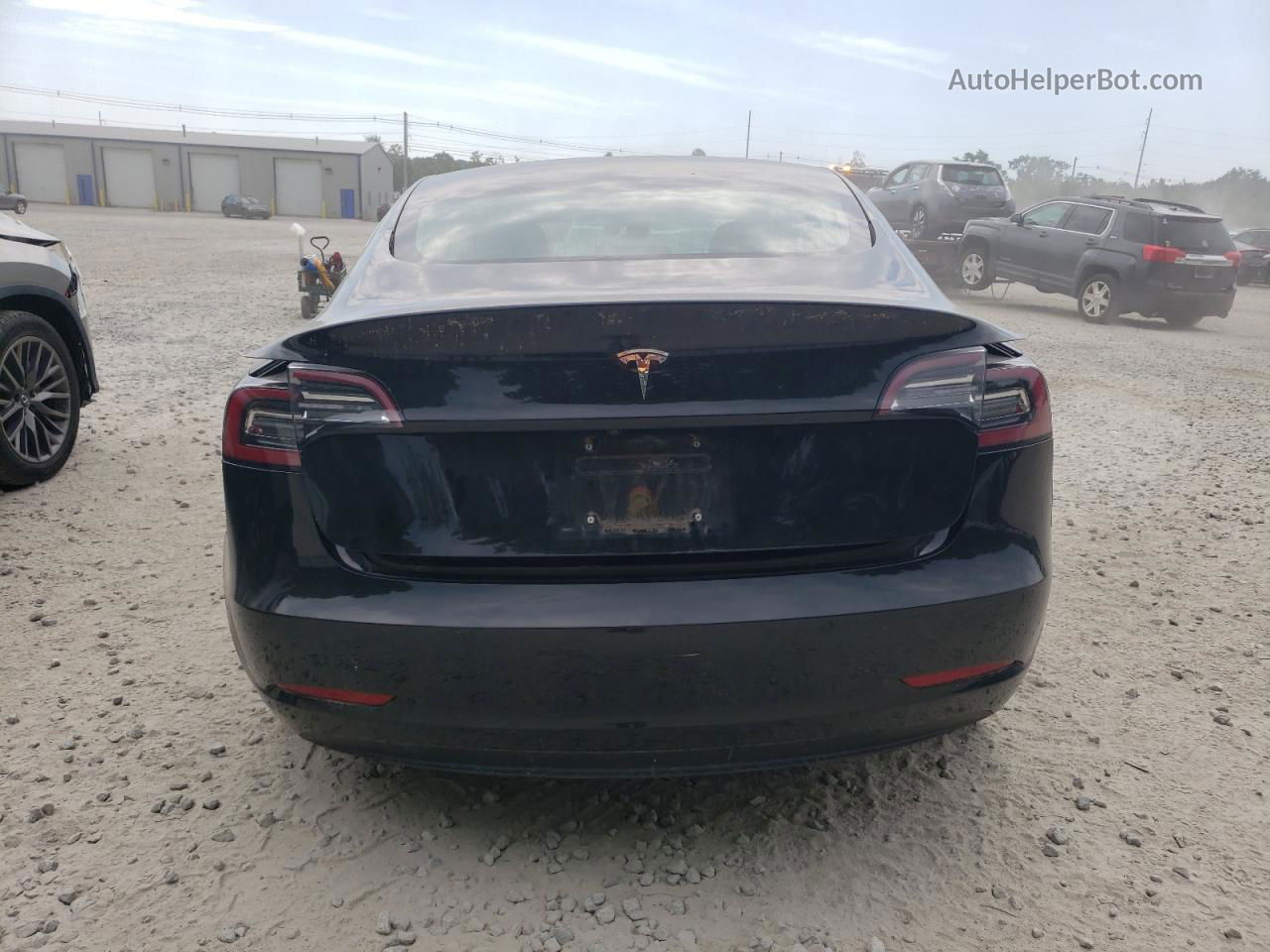 2018 Tesla Model 3  Черный vin: 5YJ3E1EA1JF156685