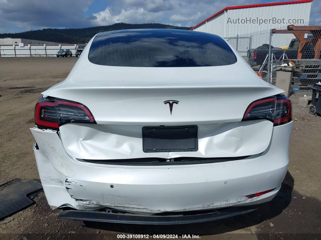 2018 Tesla Model 3 Long Range/mid Range White vin: 5YJ3E1EA1JF162177