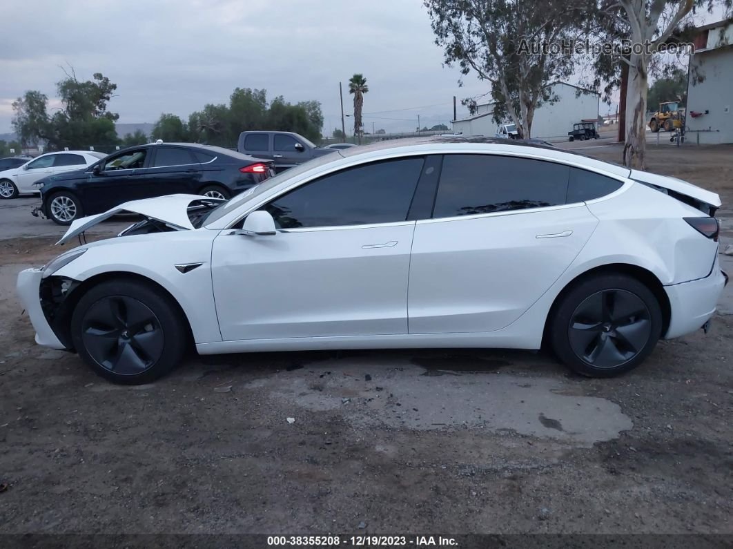 2018 Tesla Model 3 Long Range/mid Range White vin: 5YJ3E1EA1JF162549