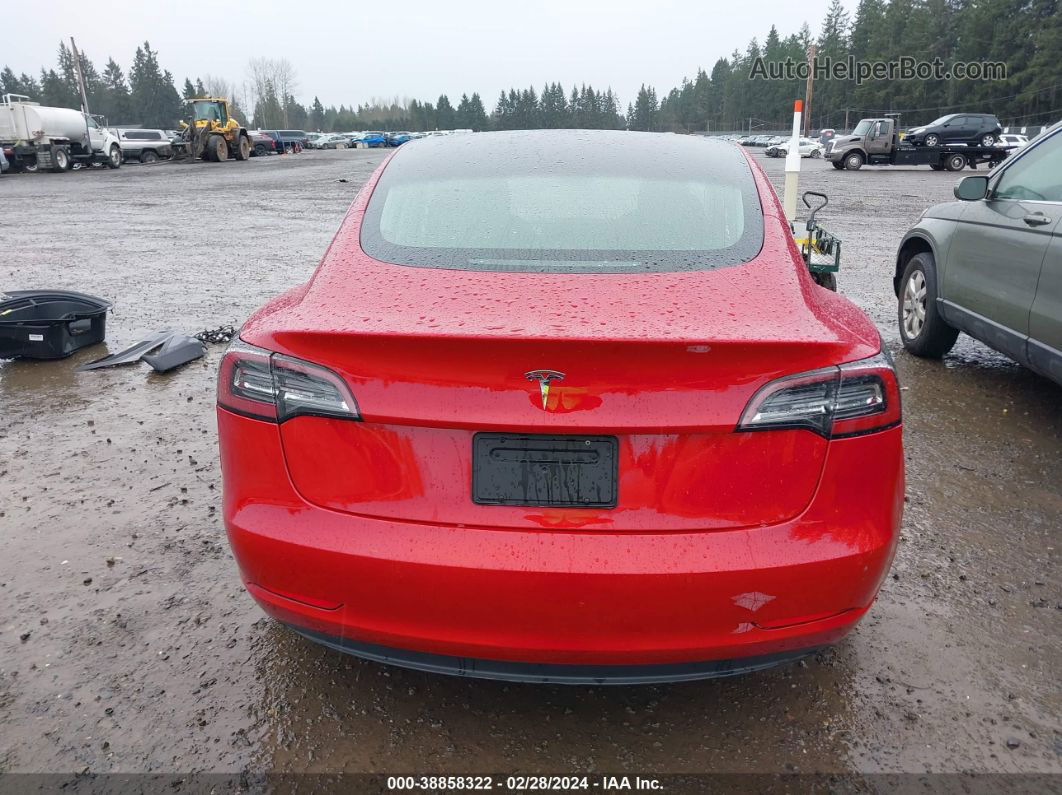 2019 Tesla Model 3 Long Range/mid Range/standard Range/standard Range Plus Red vin: 5YJ3E1EA1KF300995