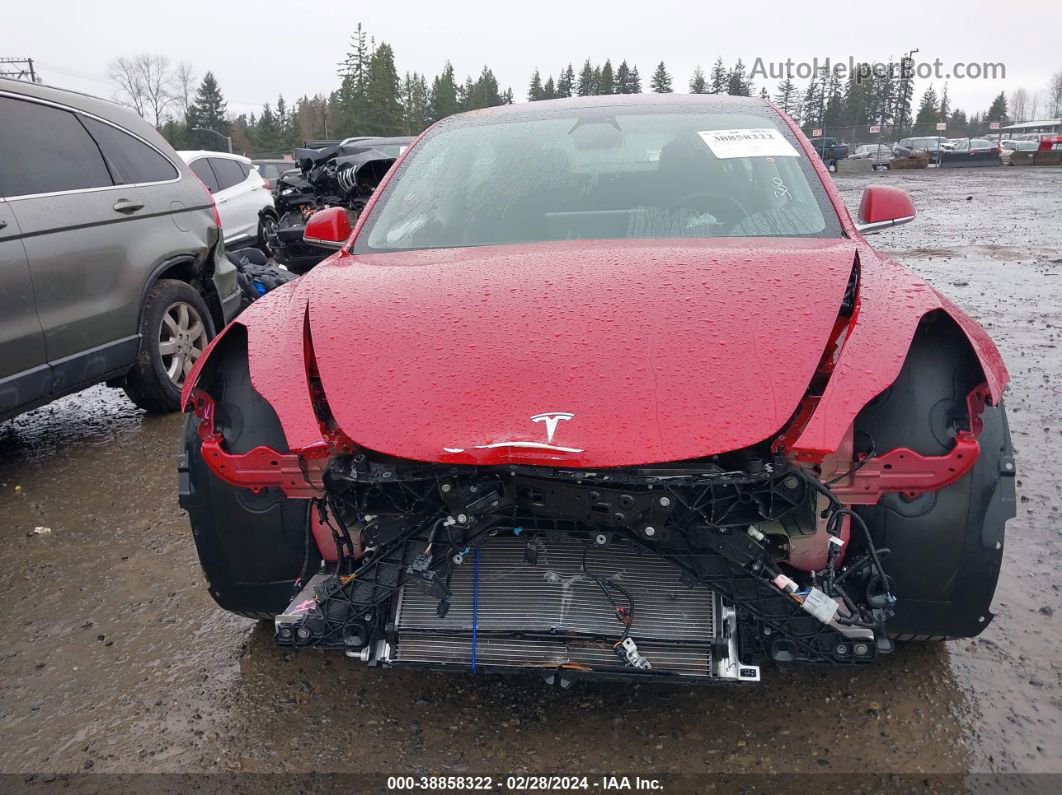 2019 Tesla Model 3 Long Range/mid Range/standard Range/standard Range Plus Red vin: 5YJ3E1EA1KF300995