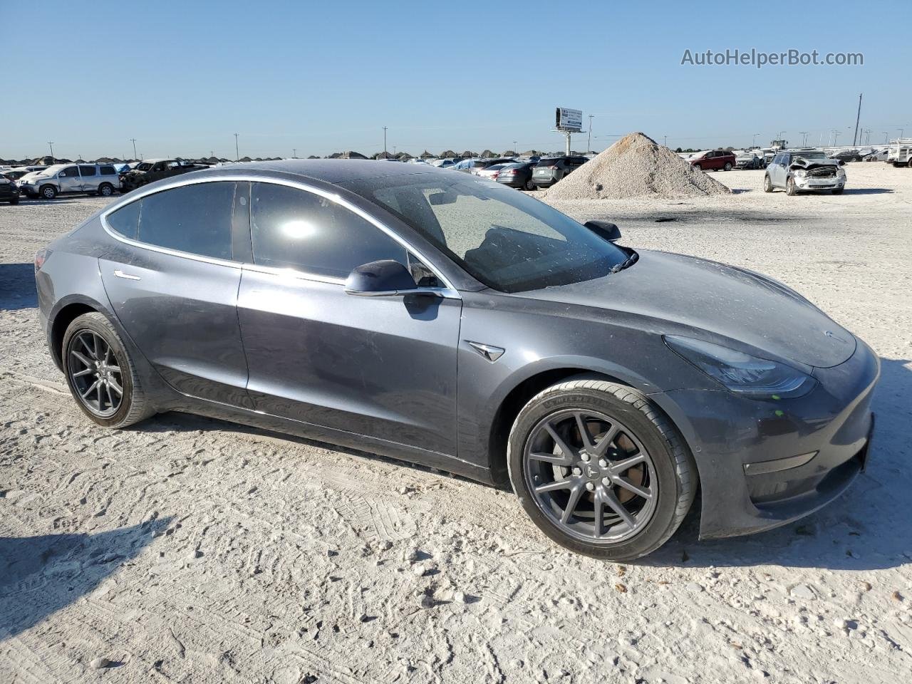 2019 Tesla Model 3  Серый vin: 5YJ3E1EA1KF313679