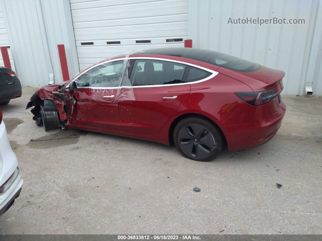 2019 Tesla Model 3 Range Red vin: 5YJ3E1EA1KF396563