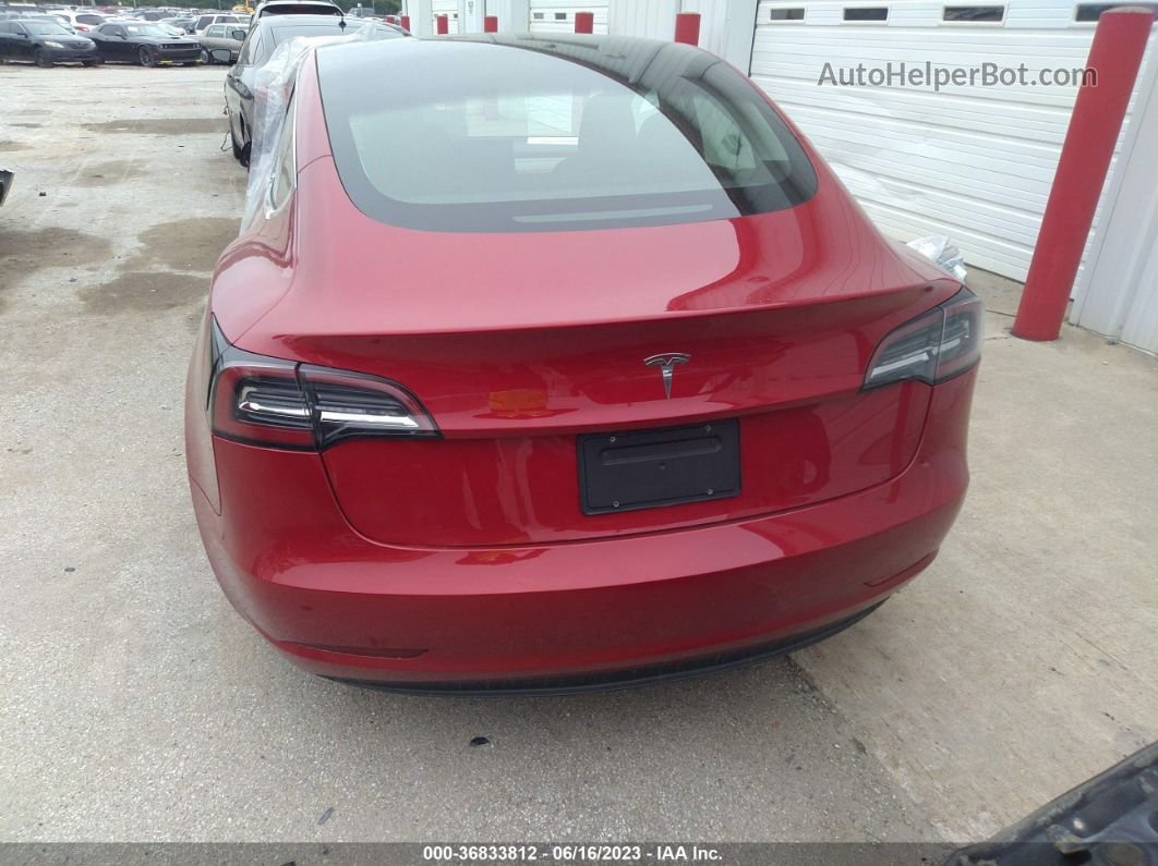 2019 Tesla Model 3 Range Red vin: 5YJ3E1EA1KF396563