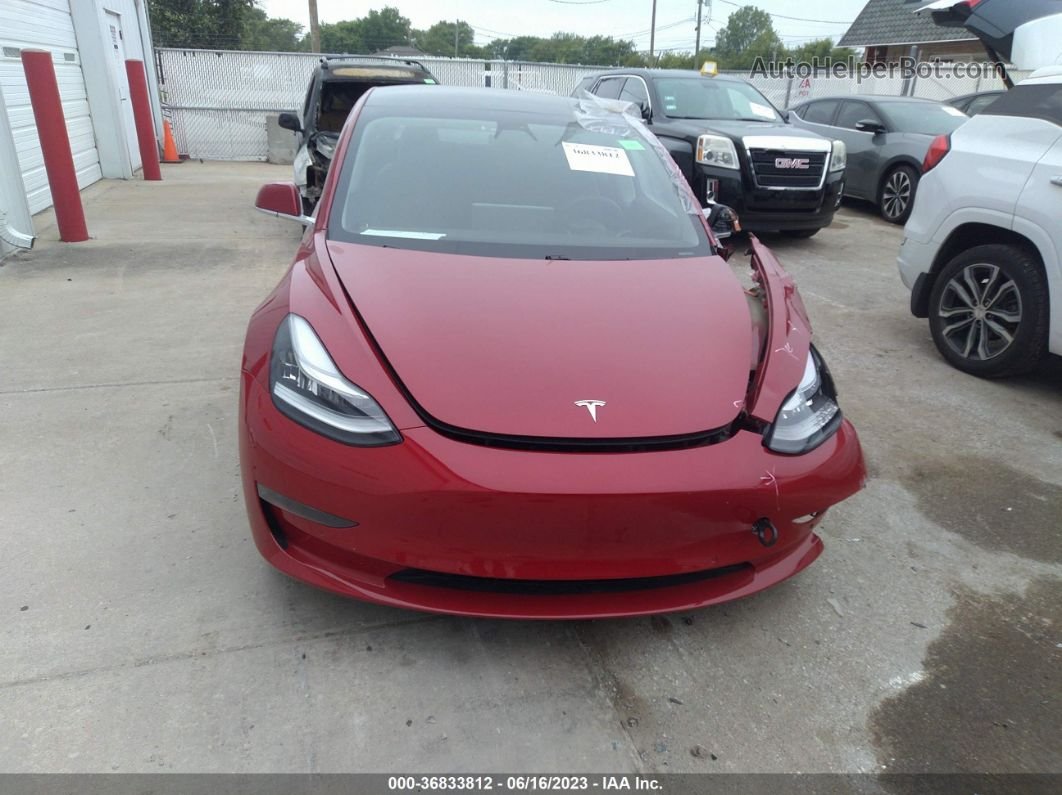 2019 Tesla Model 3 Range Red vin: 5YJ3E1EA1KF396563
