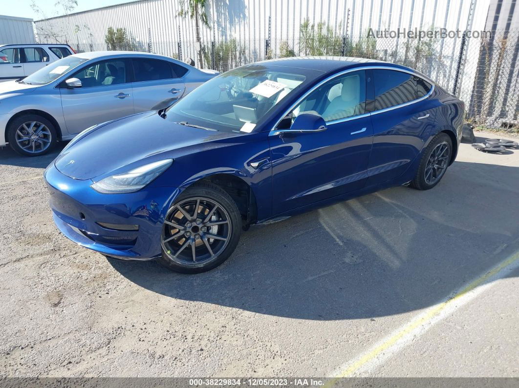 2019 Tesla Model 3 Standard Range/standard Range Plus/long Range/mid Range Blue vin: 5YJ3E1EA1KF402815