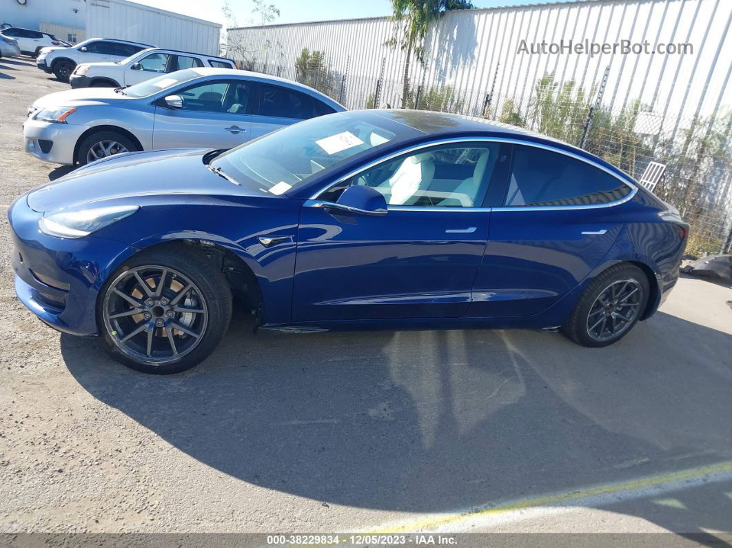 2019 Tesla Model 3 Standard Range/standard Range Plus/long Range/mid Range Blue vin: 5YJ3E1EA1KF402815