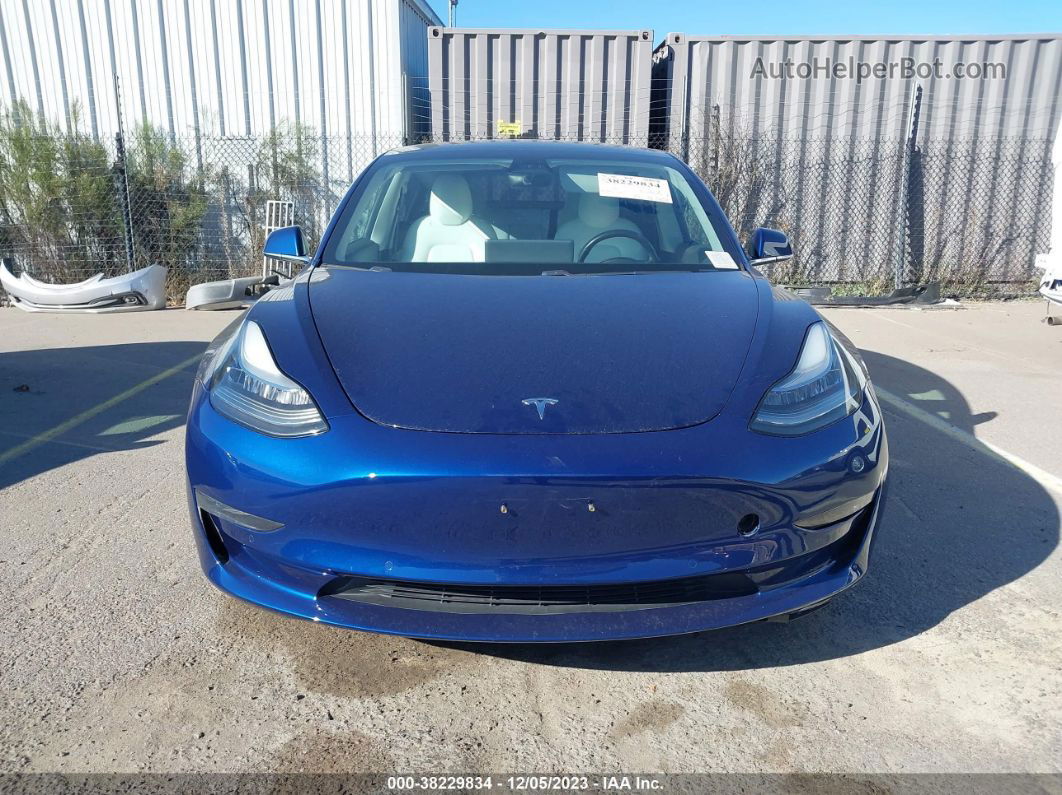 2019 Tesla Model 3 Standard Range/standard Range Plus/long Range/mid Range Blue vin: 5YJ3E1EA1KF402815