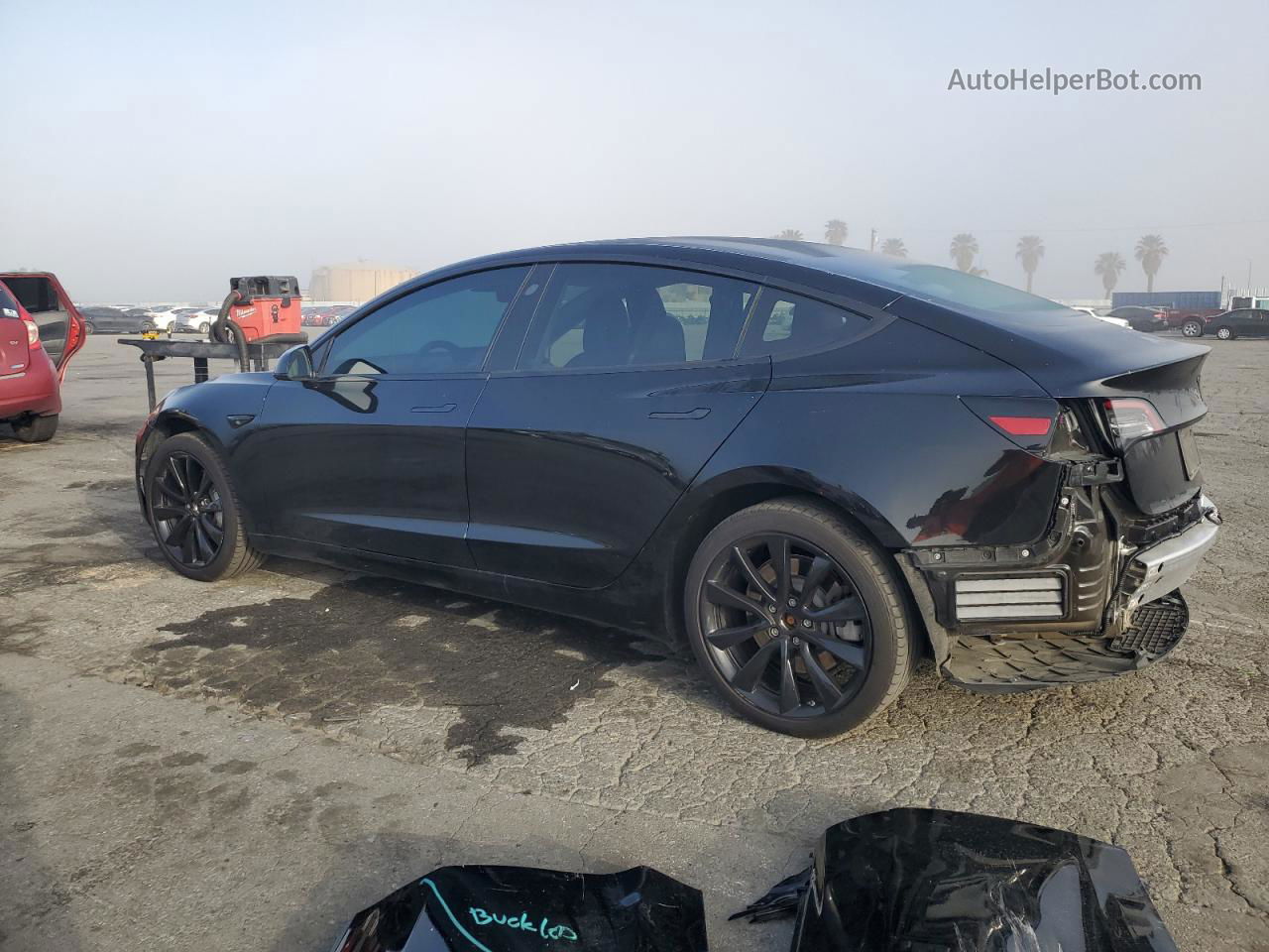 2019 Tesla Model 3  Black vin: 5YJ3E1EA1KF417086