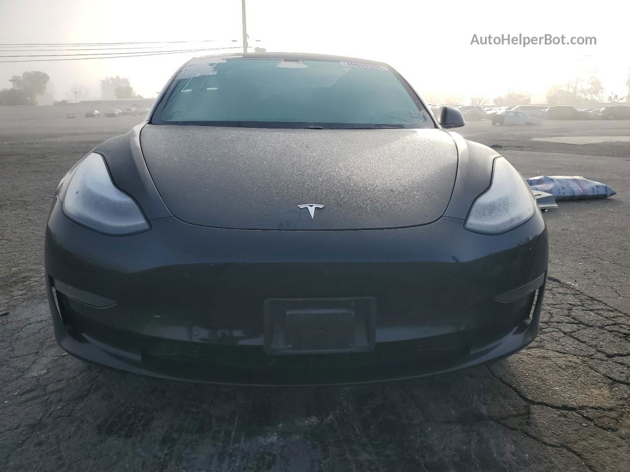 2019 Tesla Model 3  Black vin: 5YJ3E1EA1KF417086