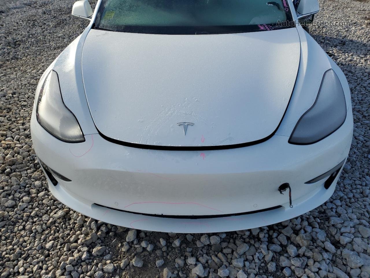 2019 Tesla Model 3  Белый vin: 5YJ3E1EA1KF483783