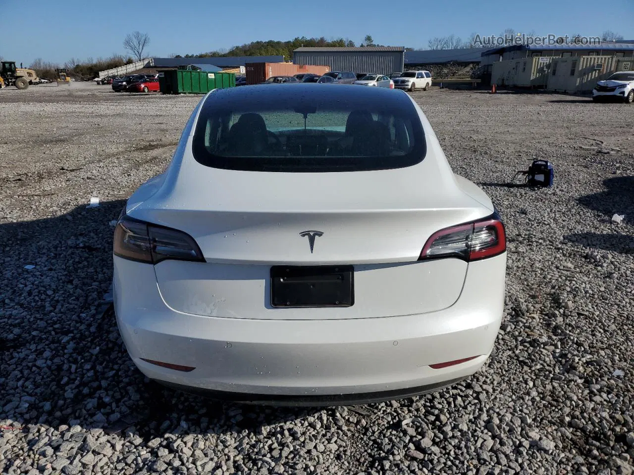 2020 Tesla Model 3  White vin: 5YJ3E1EA1LF504441