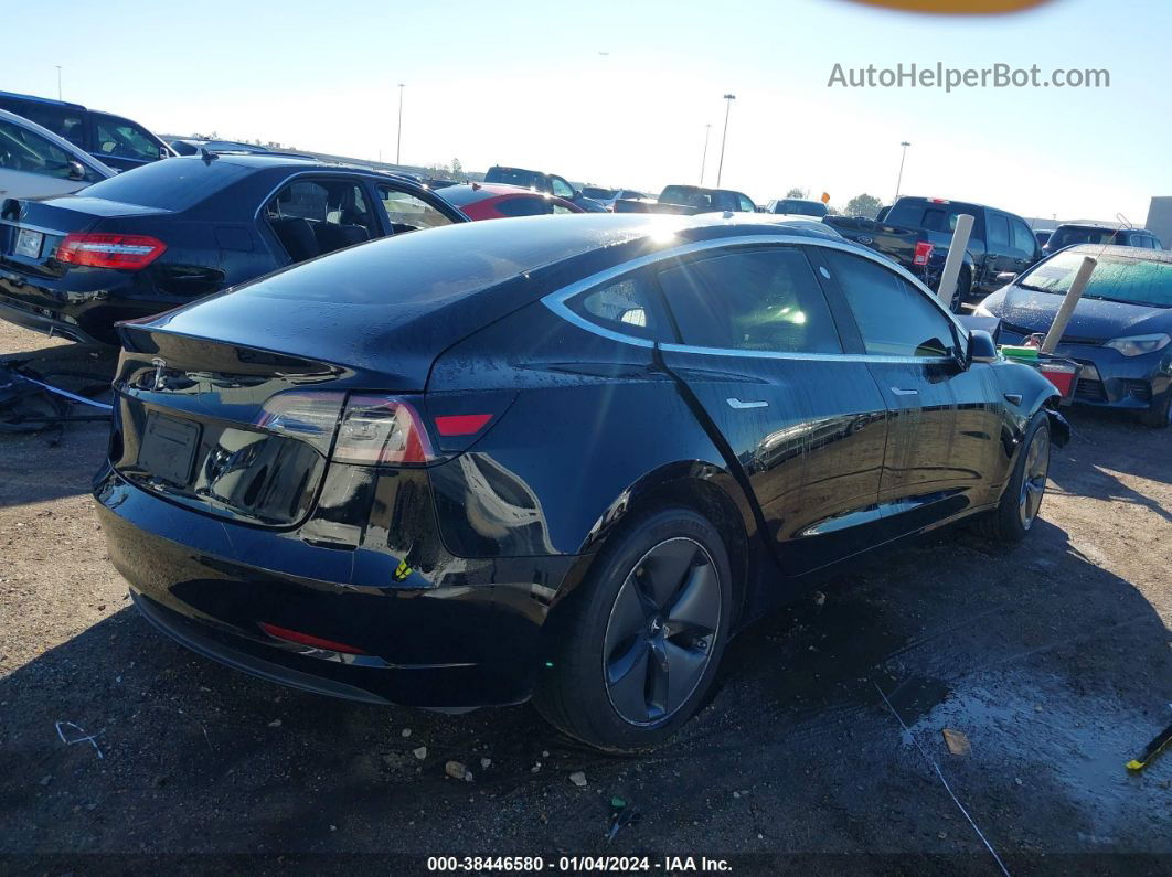 2020 Tesla Model 3 Standard Range Plus Rear-wheel Drive/standard Range Rear-wheel Drive Black vin: 5YJ3E1EA1LF606712