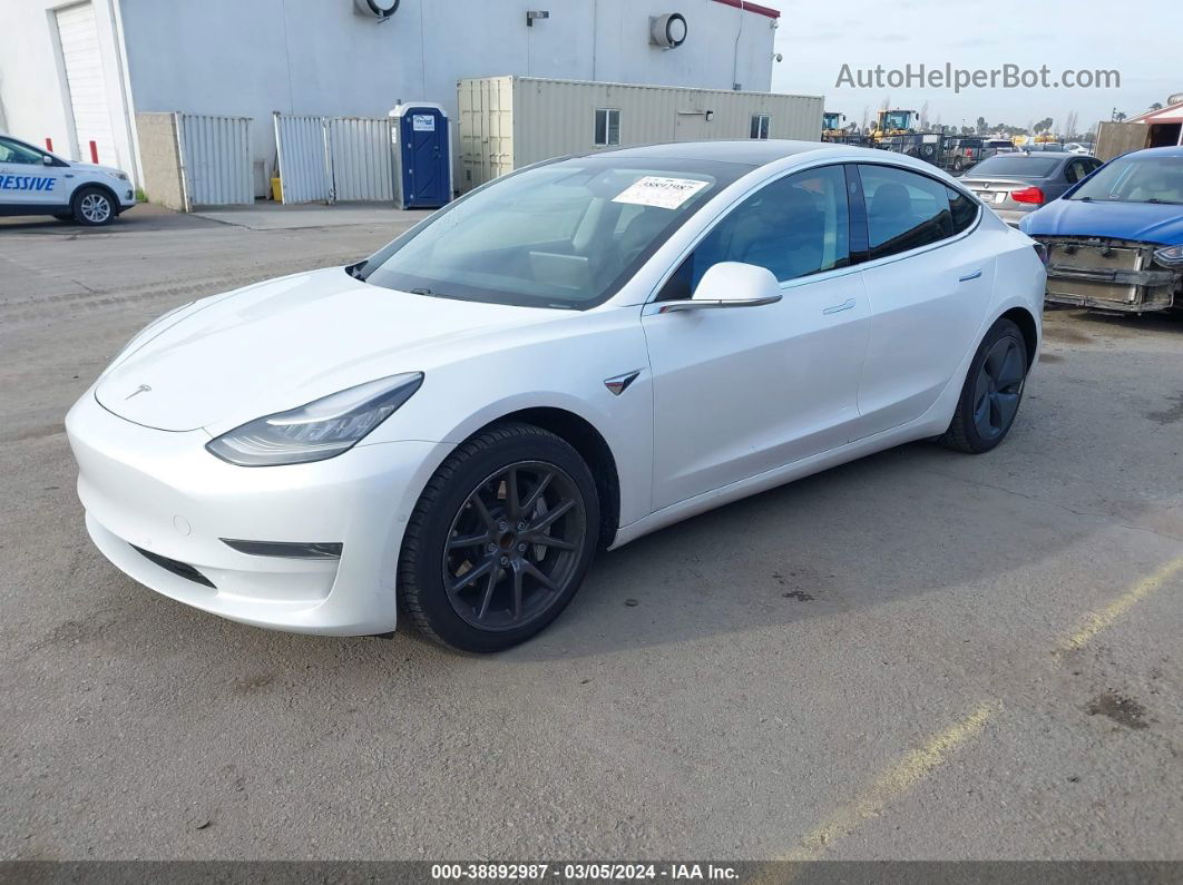 2020 Tesla Model 3 Standard Range Plus Rear-wheel Drive/standard Range Rear-wheel Drive White vin: 5YJ3E1EA1LF613417