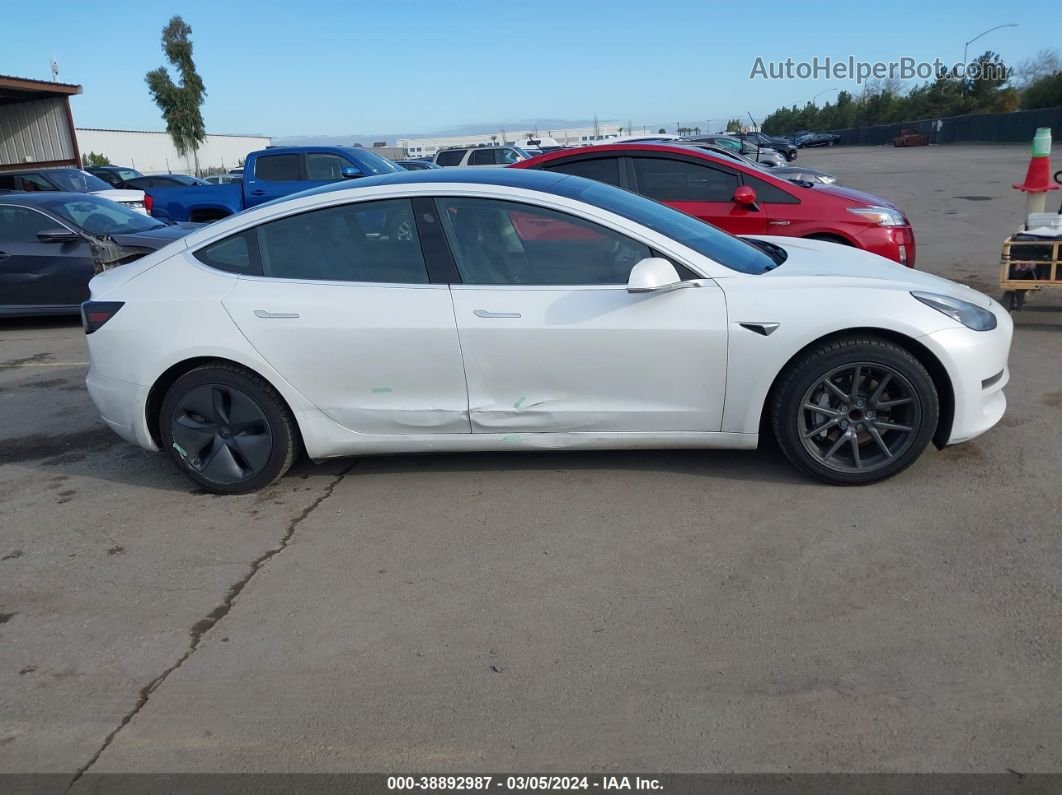 2020 Tesla Model 3 Standard Range Plus Rear-wheel Drive/standard Range Rear-wheel Drive White vin: 5YJ3E1EA1LF613417