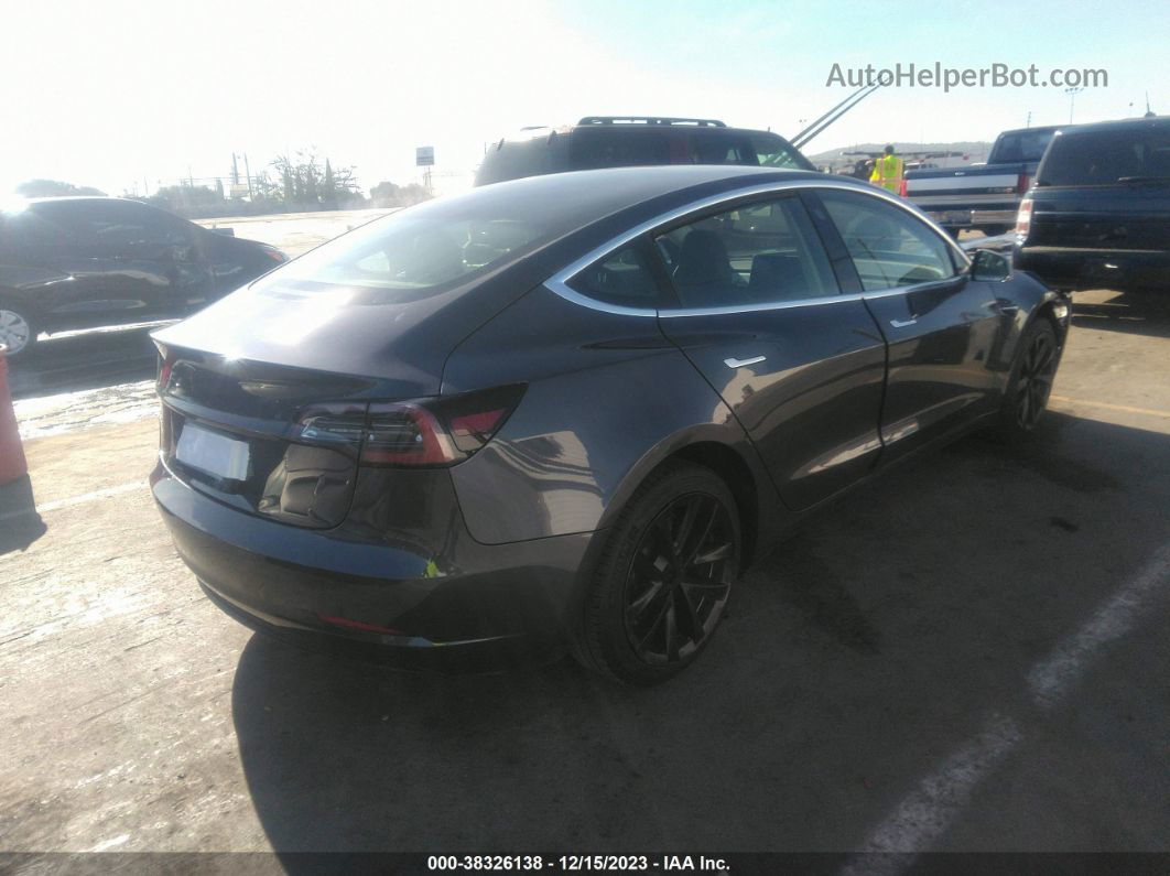 2020 Tesla Model 3 Standard Range Plus Rear-wheel Drive/standard Range Rear-wheel Drive Gray vin: 5YJ3E1EA1LF630525