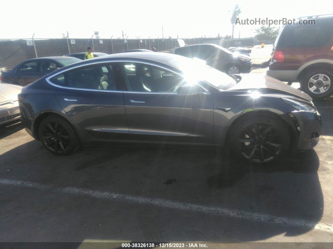 2020 Tesla Model 3 Standard Range Plus Rear-wheel Drive/standard Range Rear-wheel Drive Gray vin: 5YJ3E1EA1LF630525