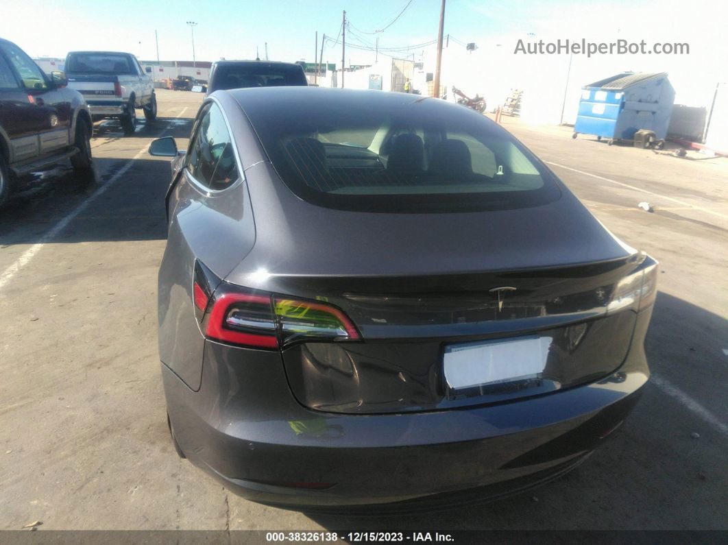 2020 Tesla Model 3 Standard Range Plus Rear-wheel Drive/standard Range Rear-wheel Drive Gray vin: 5YJ3E1EA1LF630525