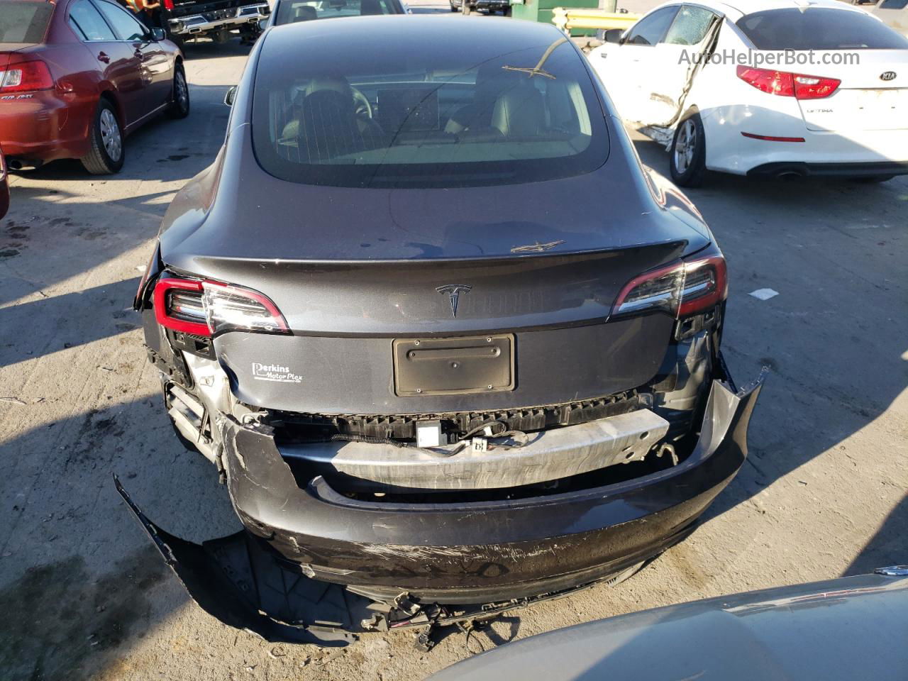 2020 Tesla Model 3  Gray vin: 5YJ3E1EA1LF705174