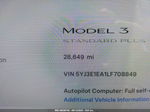 2020 Tesla Model 3 Standard Range Red vin: 5YJ3E1EA1LF708849