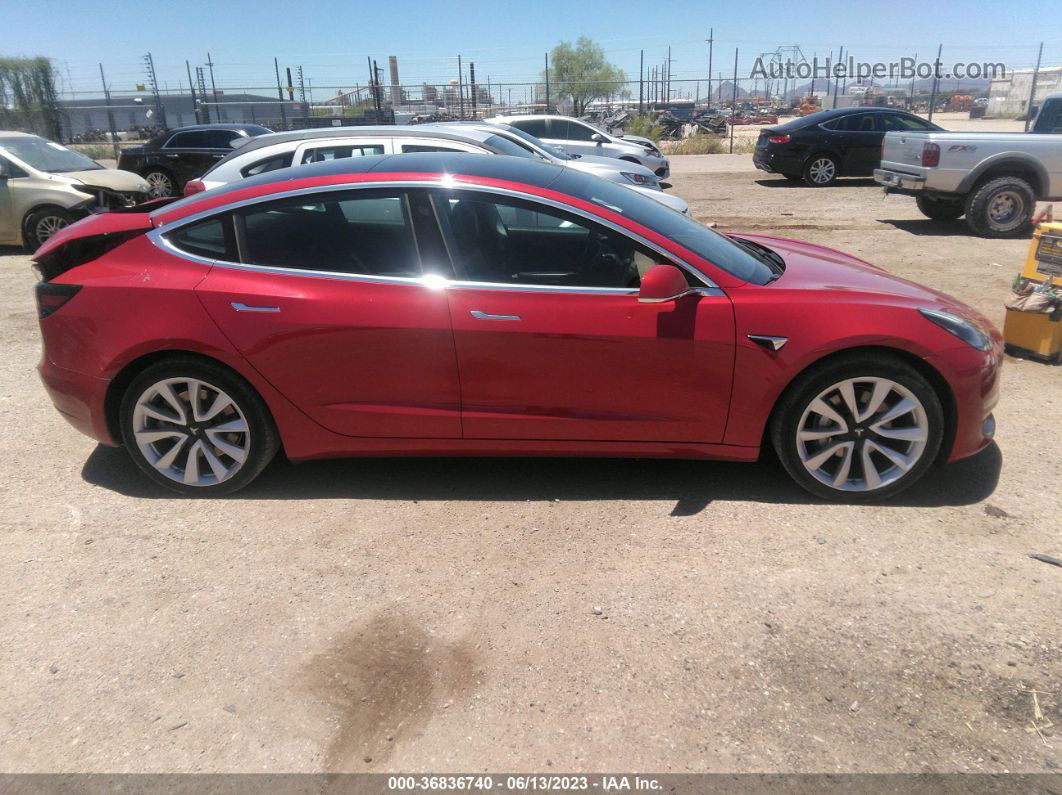 2020 Tesla Model 3 Standard Range Red vin: 5YJ3E1EA1LF708849