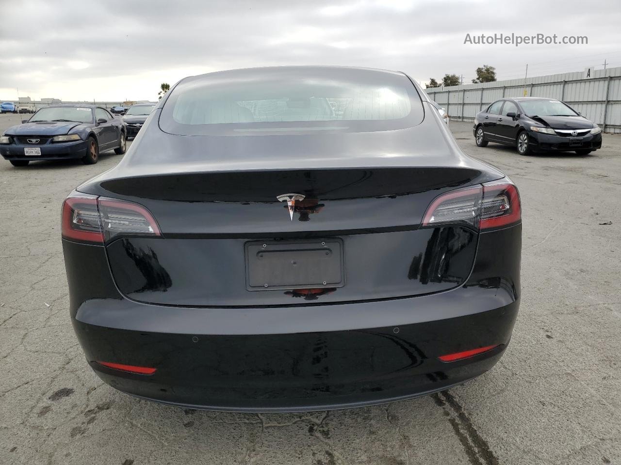 2020 Tesla Model 3  Black vin: 5YJ3E1EA1LF804772