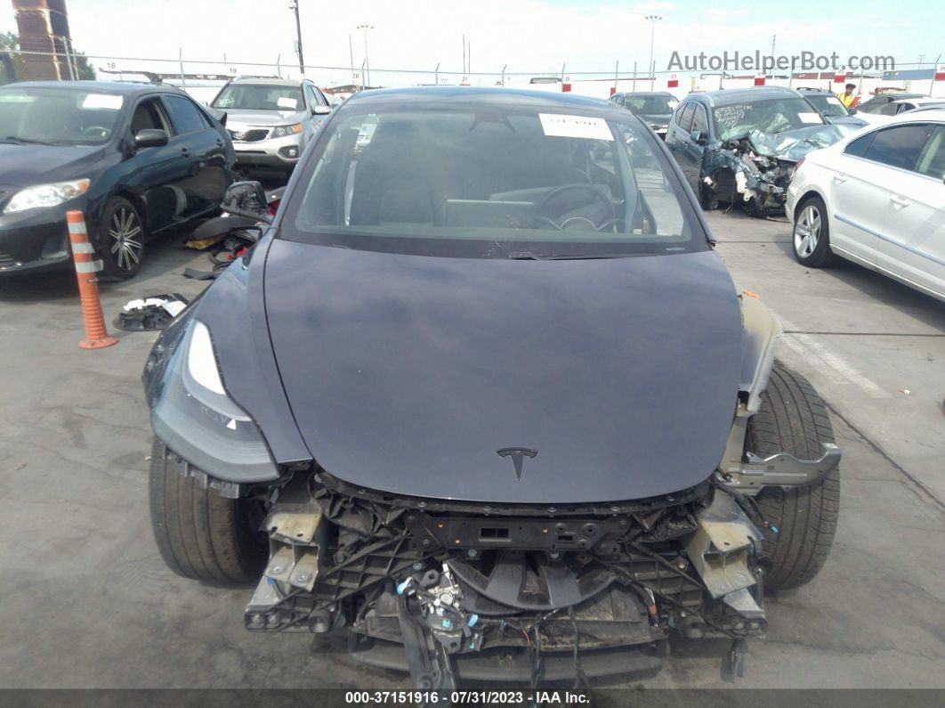 2021 Tesla Model 3 Standard Range Plus Gray vin: 5YJ3E1EA1MF021016