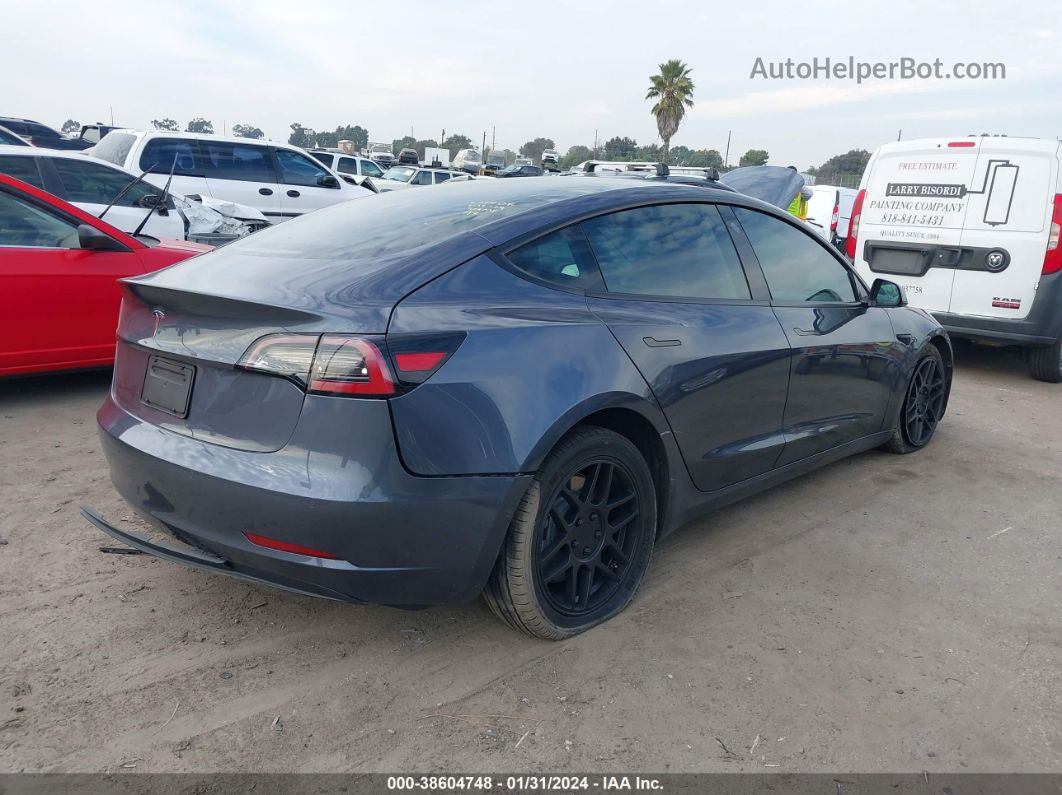 2021 Tesla Model 3 Standard Range Plus Rear-wheel Drive Gray vin: 5YJ3E1EA1MF052167