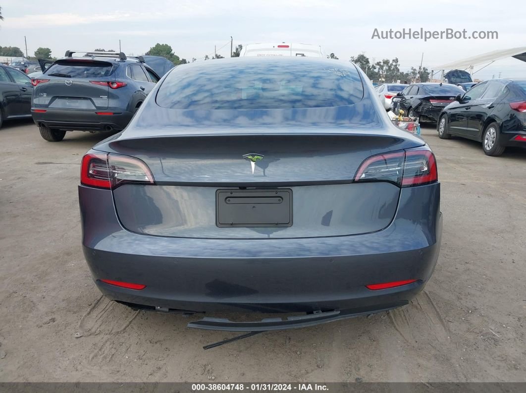 2021 Tesla Model 3 Standard Range Plus Rear-wheel Drive Серый vin: 5YJ3E1EA1MF052167