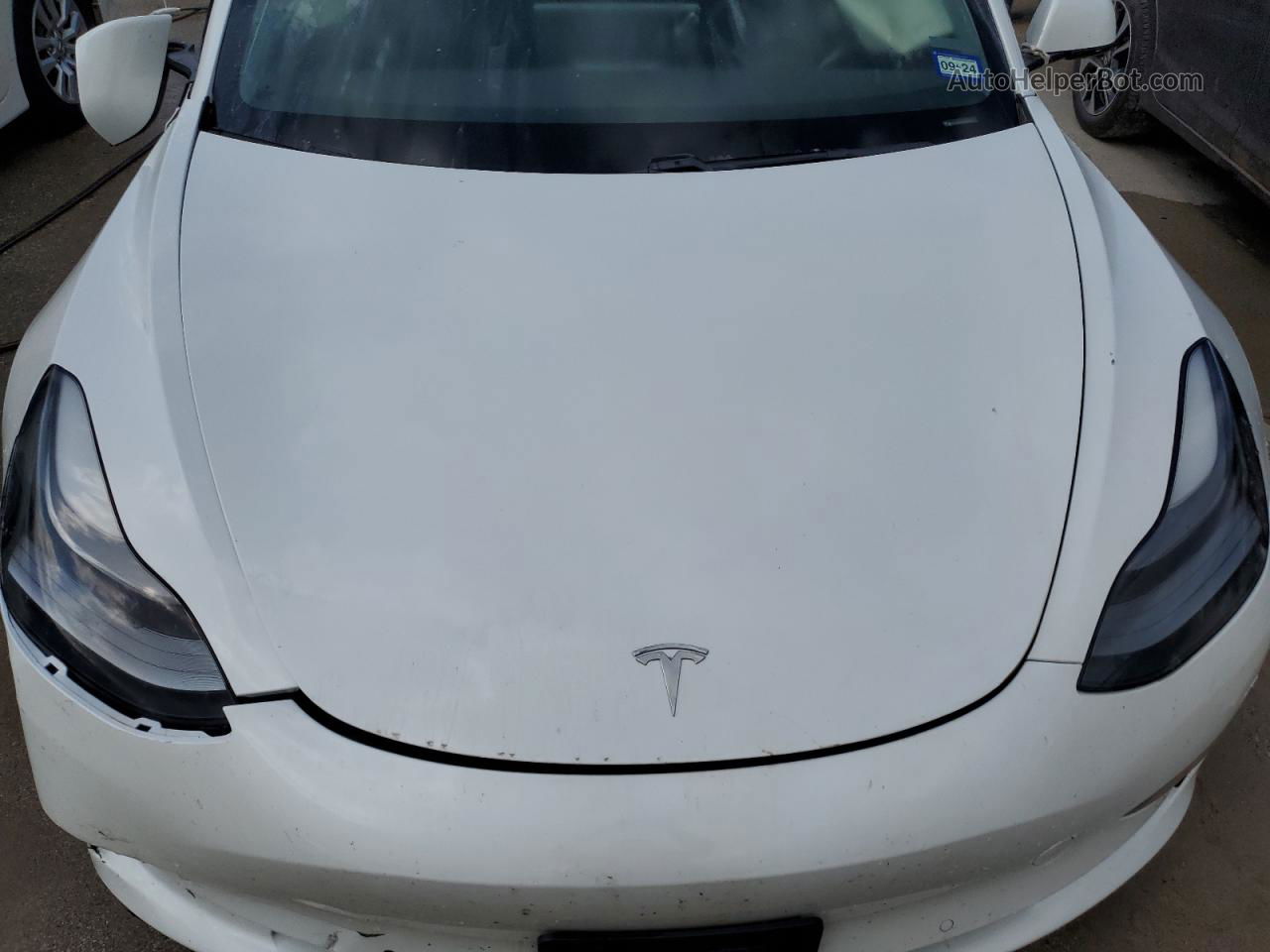 2021 Tesla Model 3  White vin: 5YJ3E1EA1MF060611