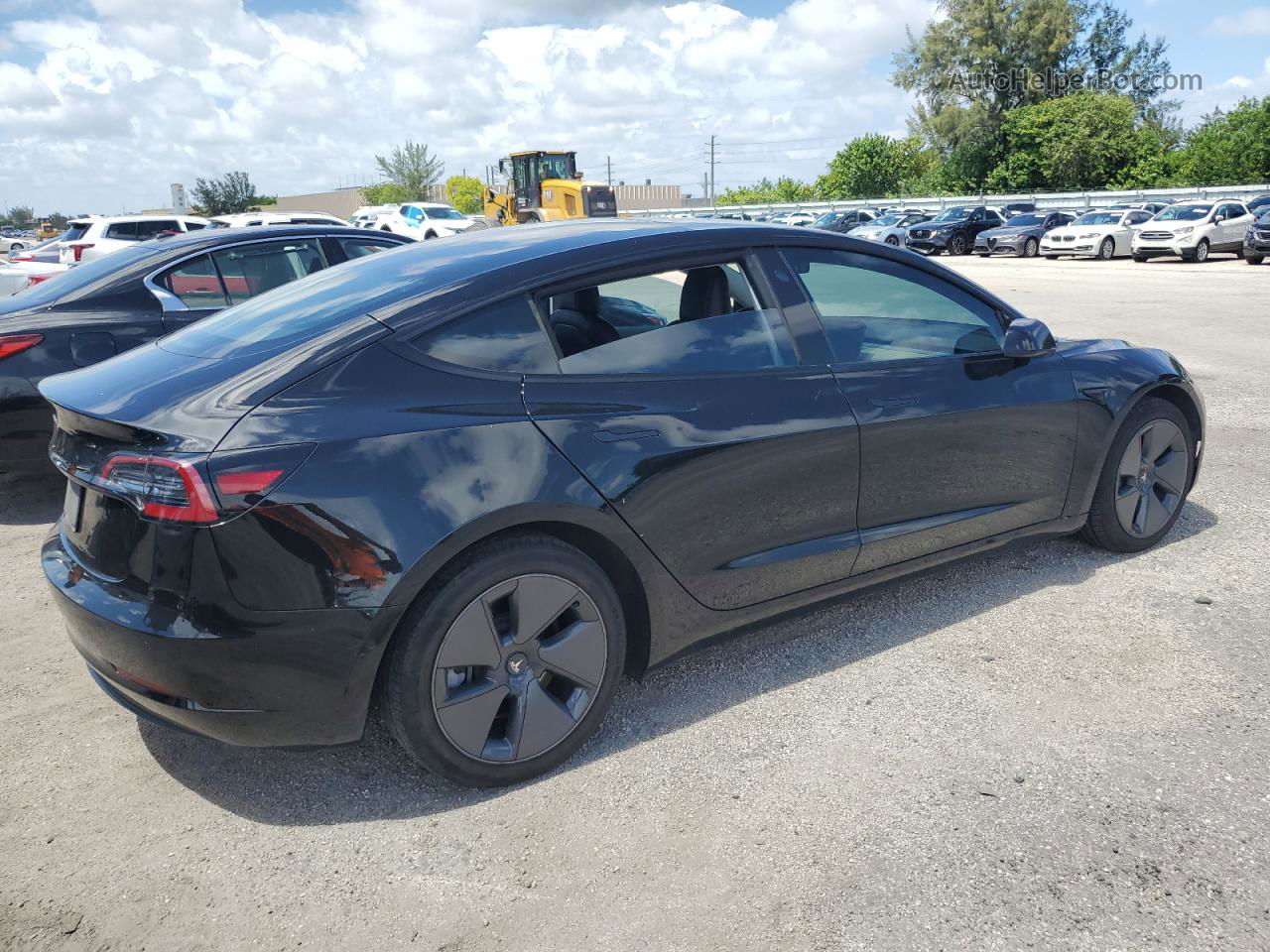 2021 Tesla Model 3  Черный vin: 5YJ3E1EA1MF061256