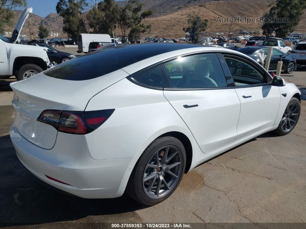 2021 Tesla Model 3 Standard Range Plus White vin: 5YJ3E1EA1MF067283