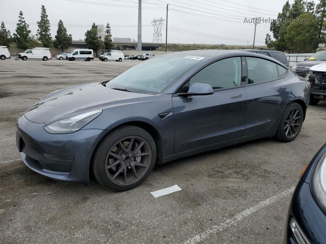 2021 Tesla Model 3  Gray vin: 5YJ3E1EA1MF094970
