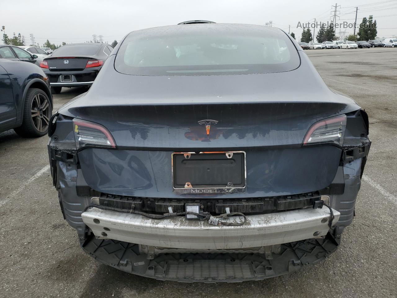 2021 Tesla Model 3  Gray vin: 5YJ3E1EA1MF094970