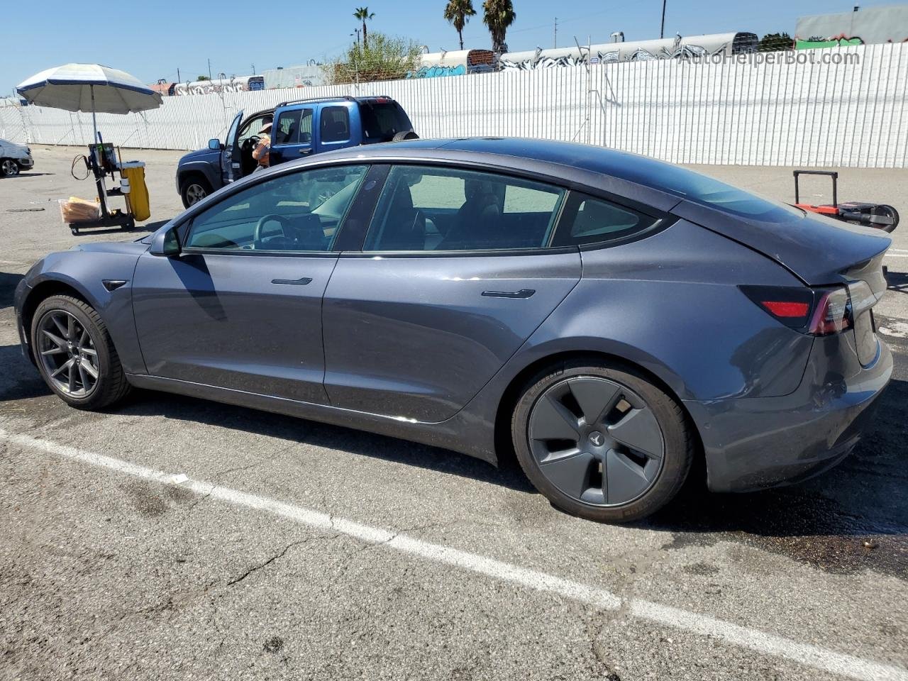 2021 Tesla Model 3  Угольный vin: 5YJ3E1EA1MF098985