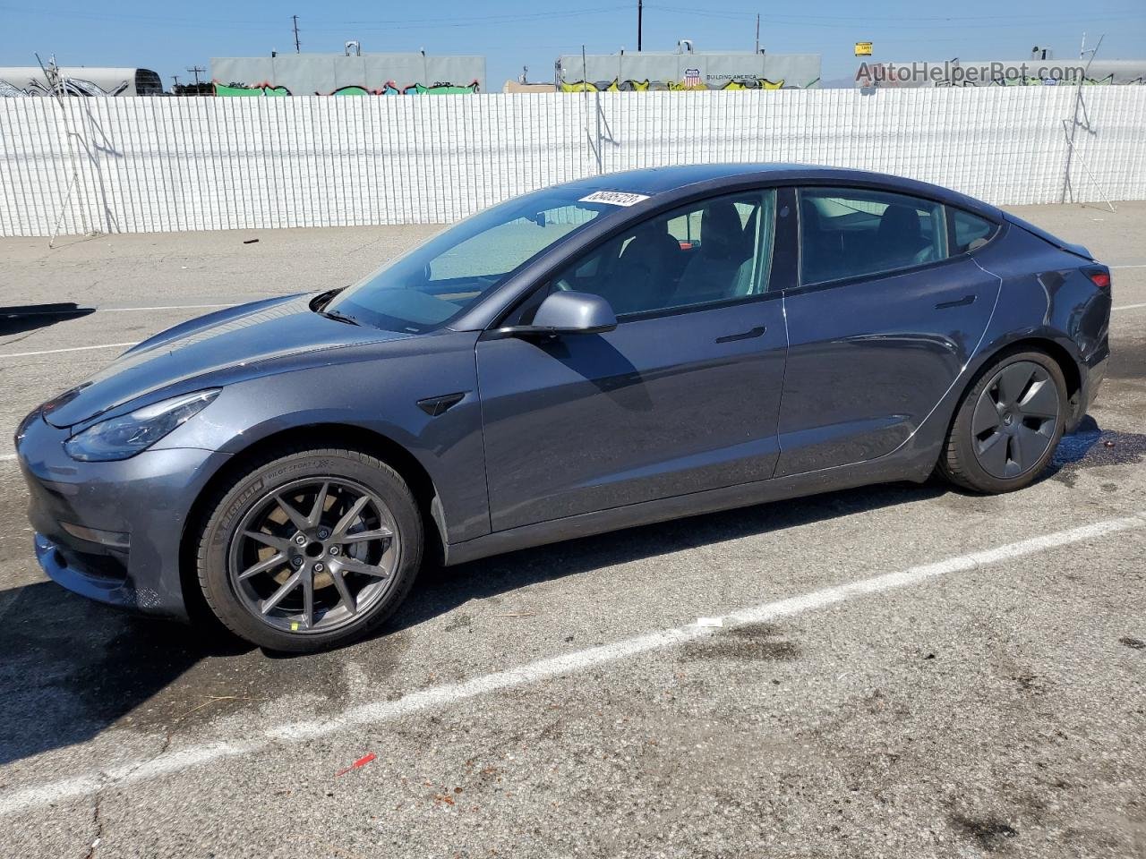 2021 Tesla Model 3  Угольный vin: 5YJ3E1EA1MF098985