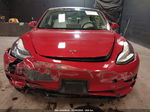 2021 Tesla Model 3 Standard Range Plus Rear-wheel Drive Red vin: 5YJ3E1EA1MF838275