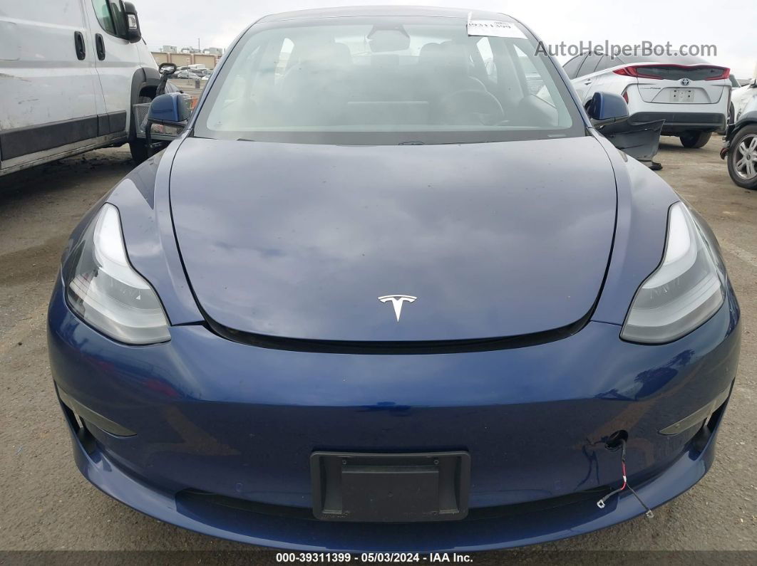 2021 Tesla Model 3   Синий vin: 5YJ3E1EA1MF867453