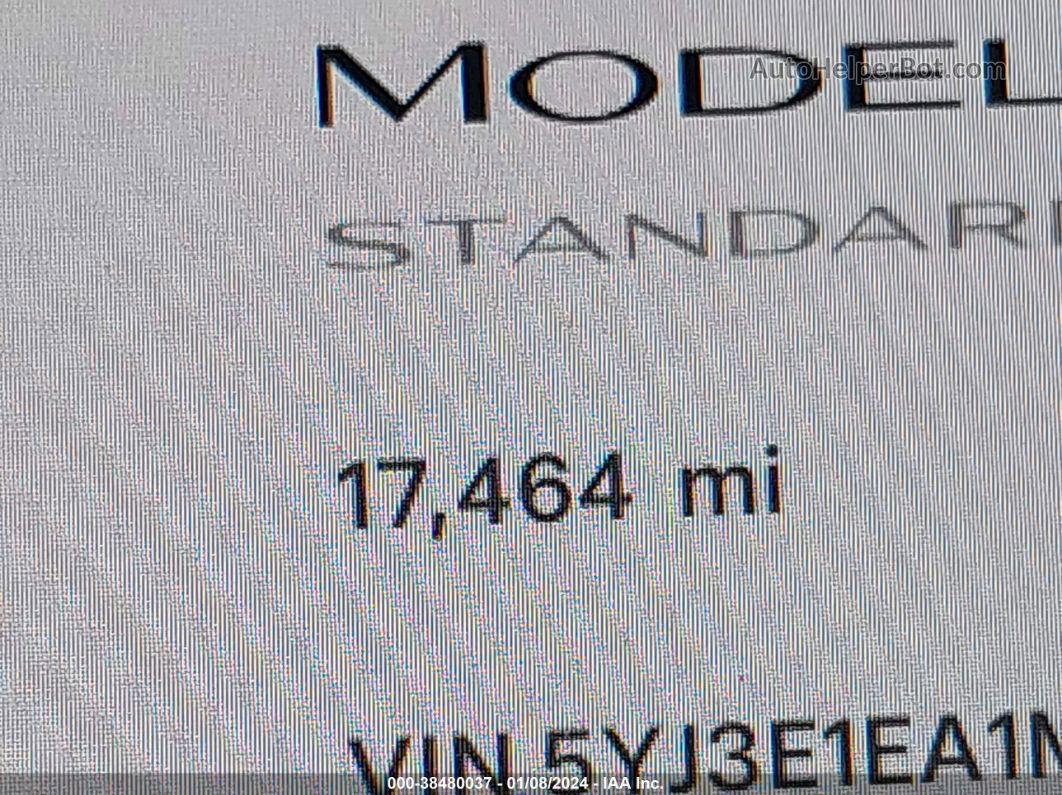 2021 Tesla Model 3 Standard Range Plus Rear-wheel Drive Красный vin: 5YJ3E1EA1MF878386
