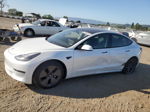 2021 Tesla Model 3  White vin: 5YJ3E1EA1MF878663