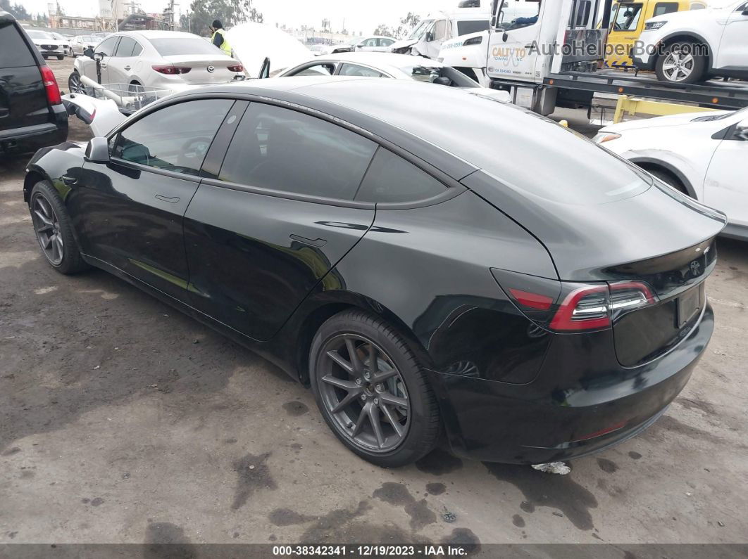 2021 Tesla Model 3 Standard Range Plus Rear-wheel Drive Black vin: 5YJ3E1EA1MF922273