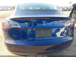 2021 Tesla Model 3 Standard Range Plus Rear-wheel Drive Blue vin: 5YJ3E1EA1MF939459